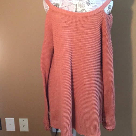 Free People Sunrise Cold Shoulder Sweater Small - Picture 5 of 8